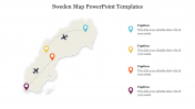 Cute Sweden Map PowerPoint Templates For Presentation
